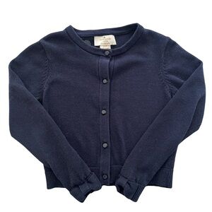 KATE SPADE Cardigan Navy with Gem Buttons, Size 4T
